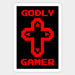 Godly Gamer (v7 - red) Magnet